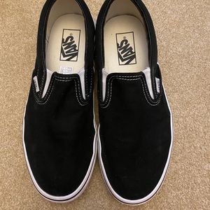 Black Slip-on Vans